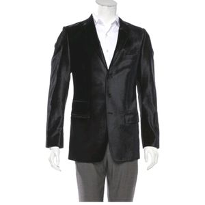 Mens Dolce and Gabbana velvet Martini blazer